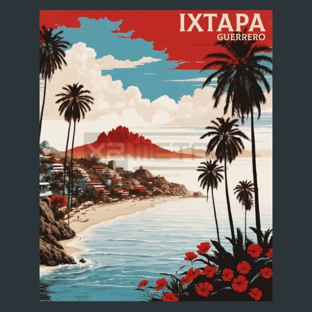 Ixtapa 1 Mexico Metal Prints Posters and Mouse Pads
