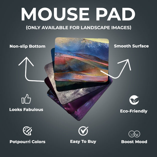Japanese Metal Wall Art and Desktop Mouse Pad by X2Metal