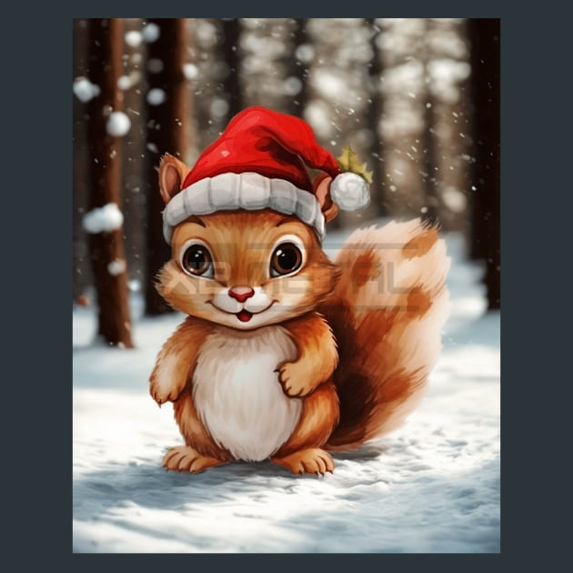 Jolly Animal Friends 2 Metal Wall Art and Desktop Mouse Pad by X2Metal