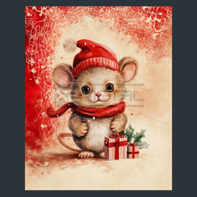 Jolly Animal Friends 49 Metal Wall Art and Desktop Mouse Pad by X2Metal
