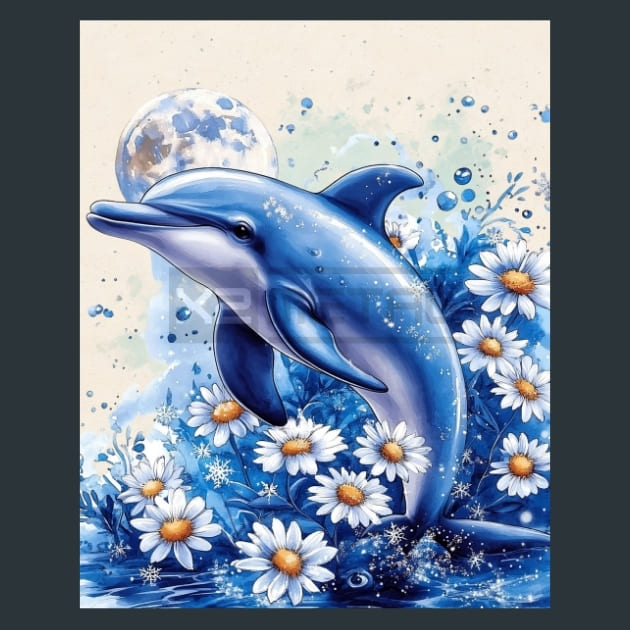 Joy Beneath the Waves Metal Wall Art and Desktop Mouse Pad by X2Metal