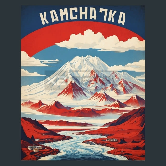 Kamchatka Russia Metal Prints Posters and Mouse Pads