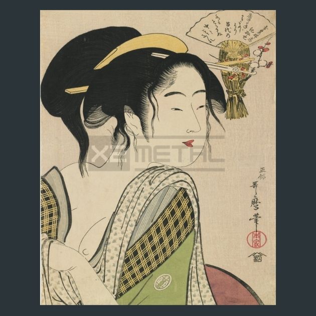 Kitagawa-Utamaro-24-Japanese-Art-Metal-Print