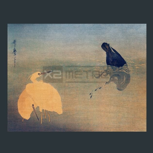 Kitagawa-Utamaro-3-Japanese-Art-Metal-Print