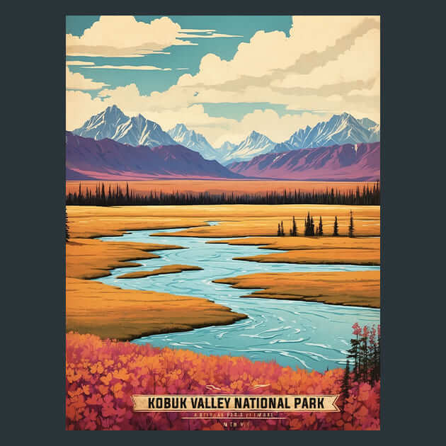 Kobuk Valley – Metal Print &amp; Mouse Pad | ChromaLuxe | Made in Iowa USA