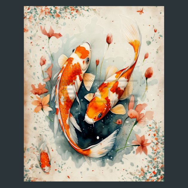 Koi-Fish-5-Metal-Prints