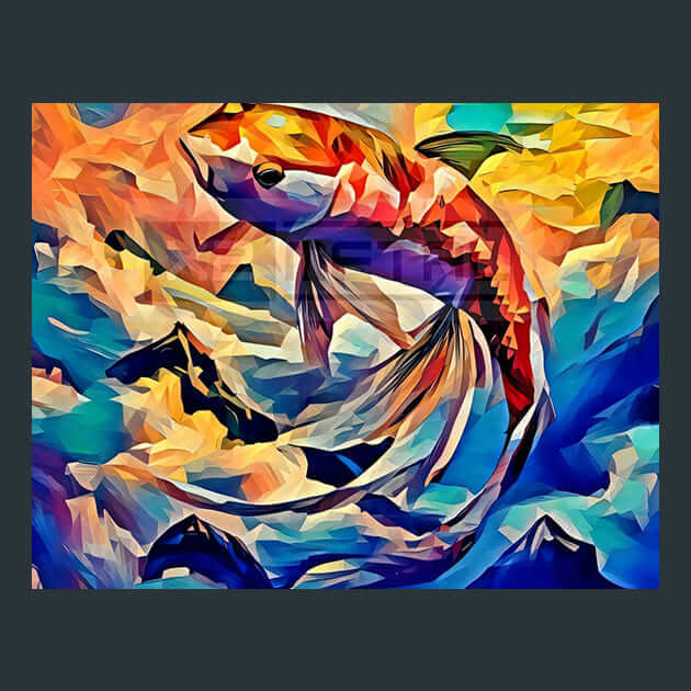 Koi Hues – Metal Print &amp; Mouse Pad | ChromaLuxe | Made in Iowa USA