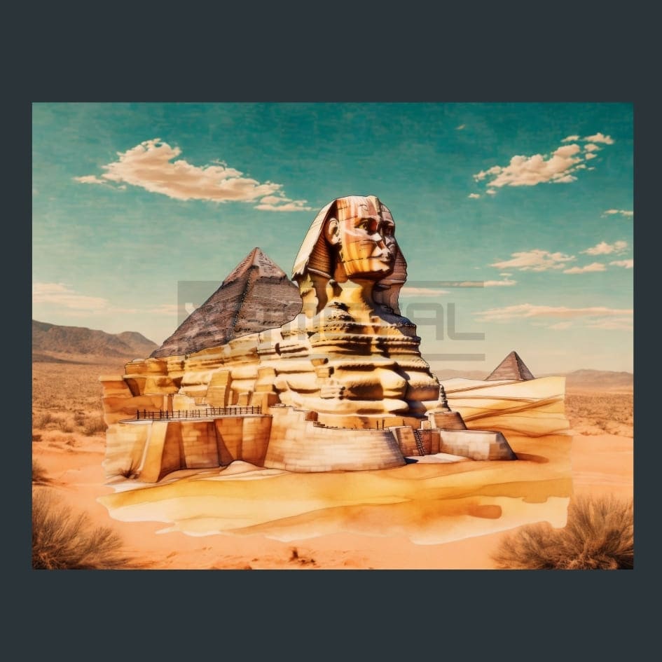 World Wonders 10 Metal Wall Art and Desktop Mouse Pad by X2Metal