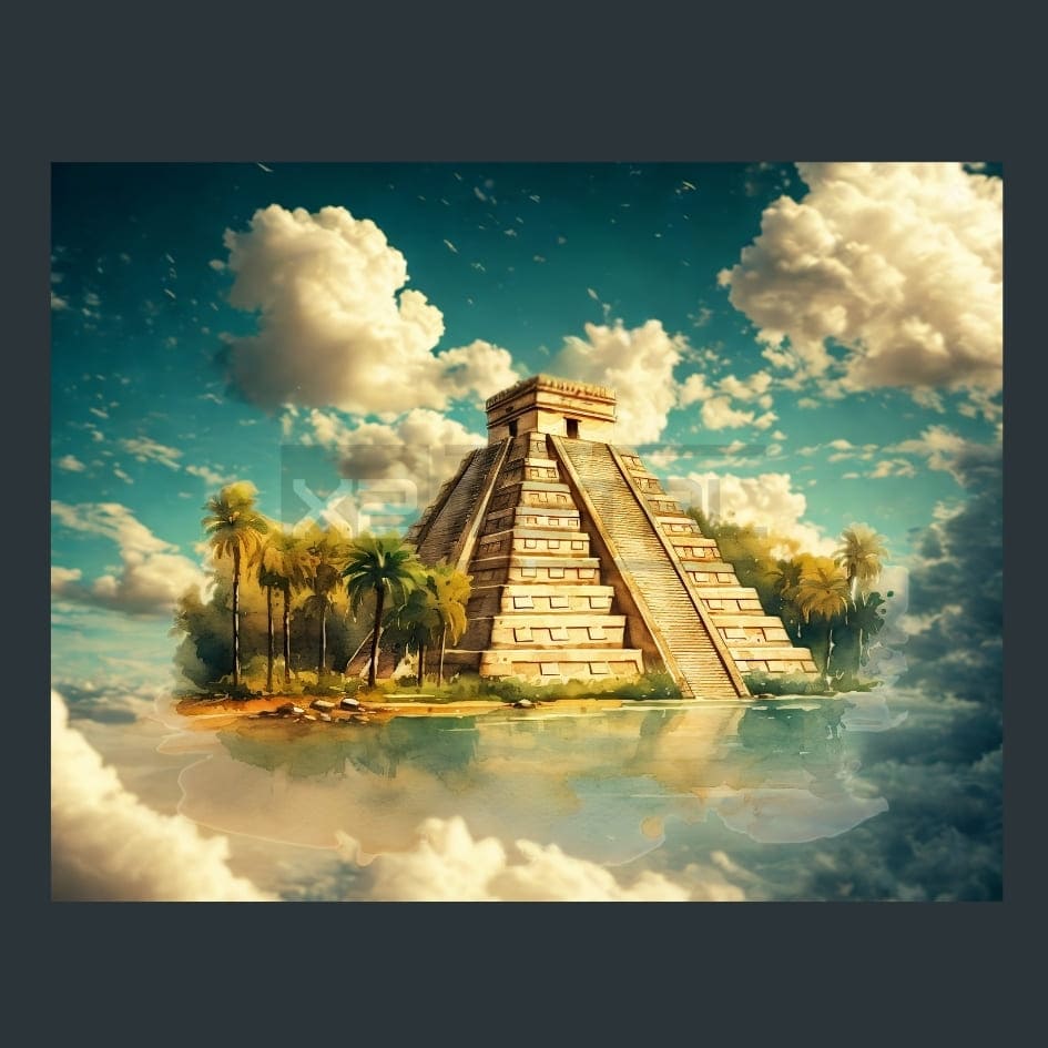 World Wonders 19 Metal Wall Art and Desktop Mouse Pad by X2Metal
