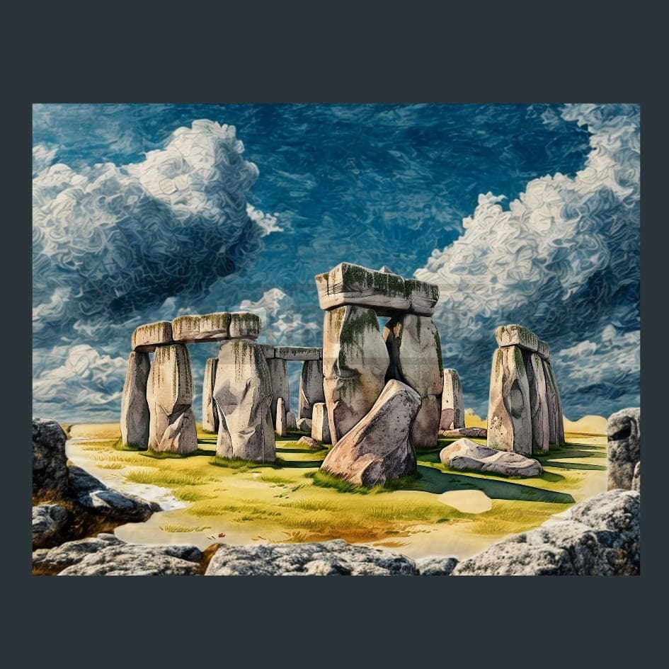 World Wonders 2 Metal Wall Art and Desktop Mouse Pad by X2Metal