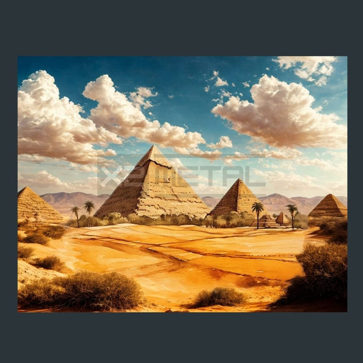 World Wonders 23 Metal Wall Art and Desktop Mouse Pad by X2Metal