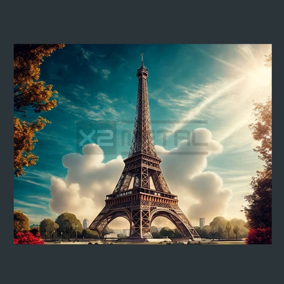 World Wonders 24 Metal Wall Art and Desktop Mouse Pad by X2Metal