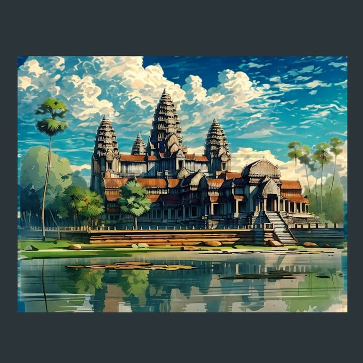 World Wonders 39 Metal Wall Art and Desktop Mouse Pad by X2Metal