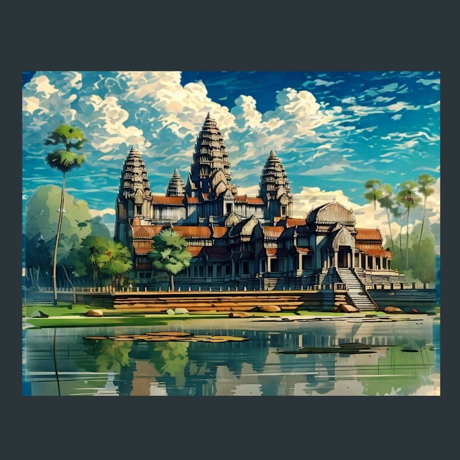 World Wonders 39 Metal Wall Art and Desktop Mouse Pad by X2Metal