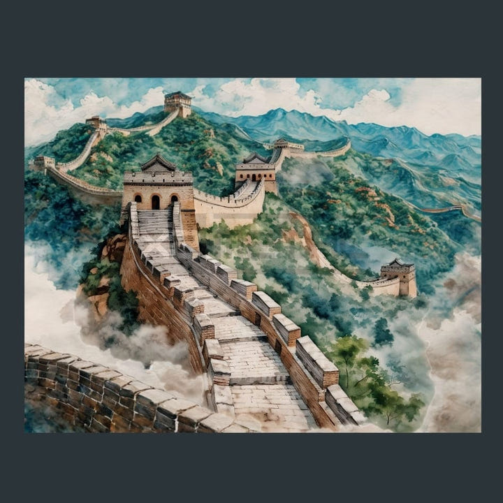 World Wonders 4 Metal Wall Art and Desktop Mouse Pad by X2Metal