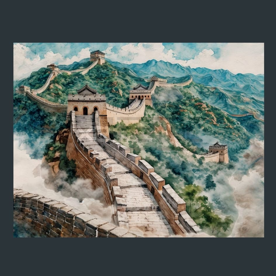 World Wonders 4 Metal Wall Art and Desktop Mouse Pad by X2Metal