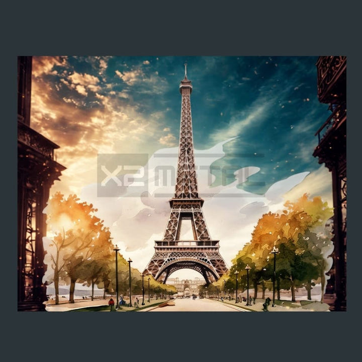 World Wonders 43 Metal Wall Art and Desktop Mouse Pad by X2Metal