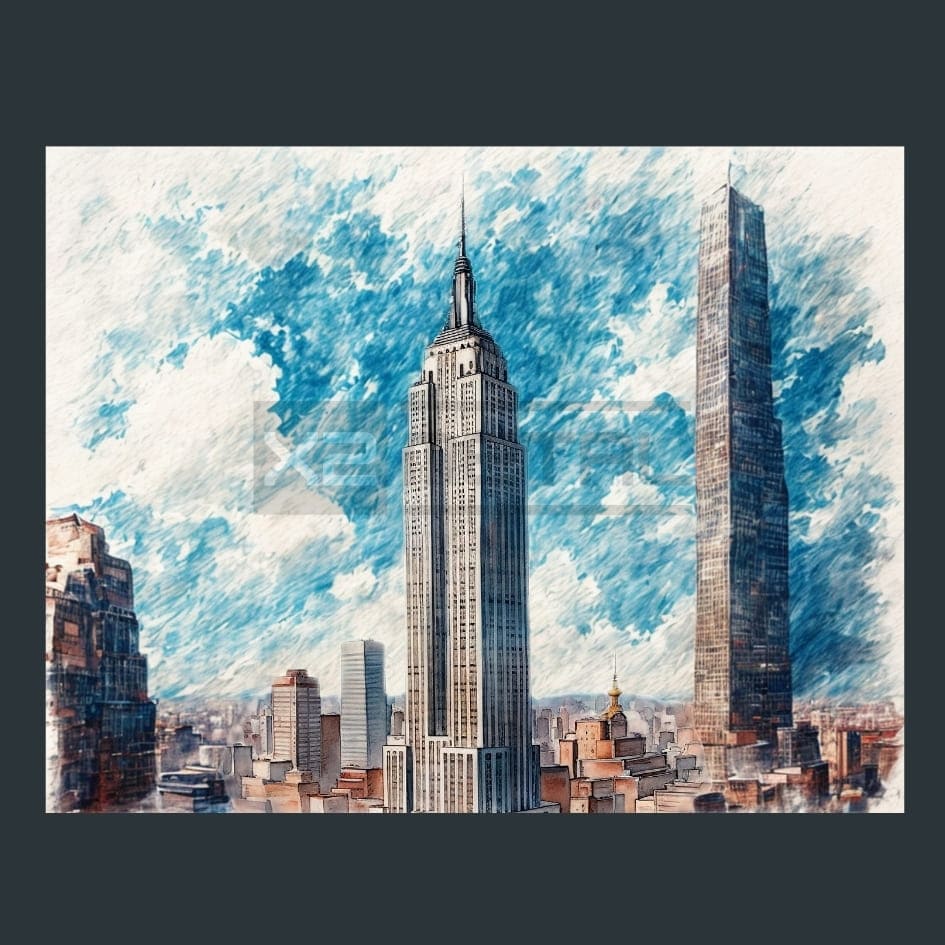 World Wonders 44 Metal Wall Art and Desktop Mouse Pad by X2Metal