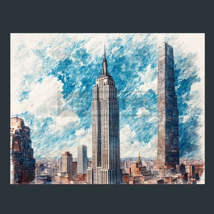 World Wonders 44 Metal Wall Art and Desktop Mouse Pad by X2Metal