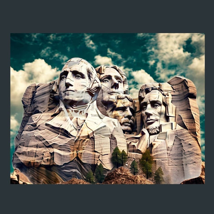 World Wonders 5 Metal Wall Art and Desktop Mouse Pad by X2Metal