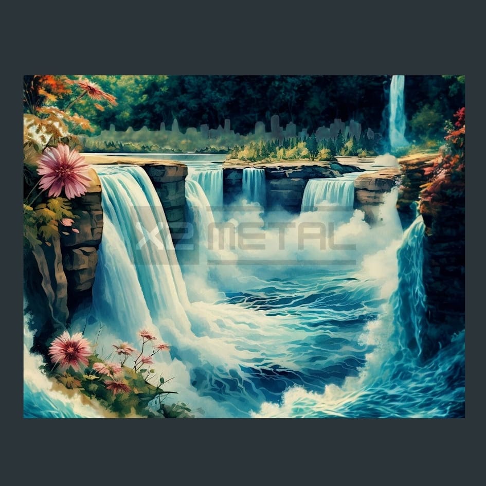 World Wonders 6 Metal Wall Art and Desktop Mouse Pad by X2Metal
