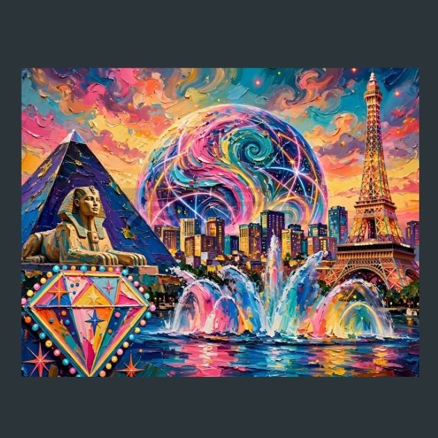 Las-Vegas-Modern-metal-prints
