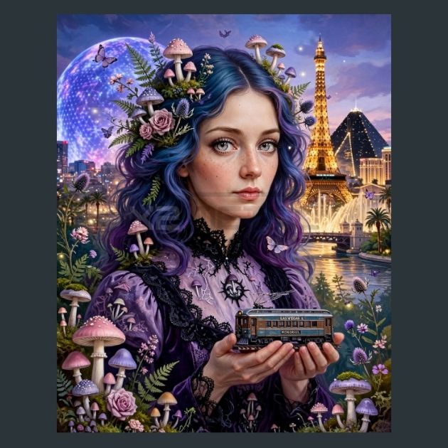 Las-Vegas-Mystical-Twilight-Metal-Print