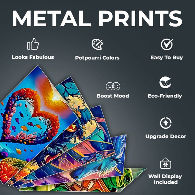 Las Vegas Riverwalk Twilight Metal Wall Art and Desktop Mouse Pad by X2Metal