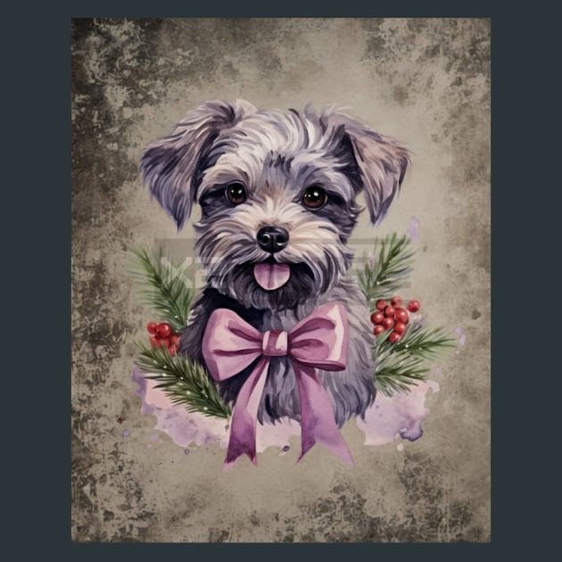 Lavender Christmas 18 Metal Wall Art and Desktop Mouse Pad by X2Metal