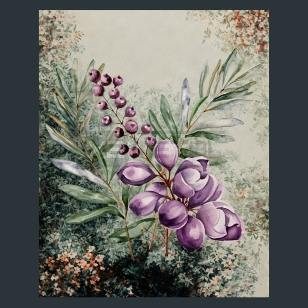 Lavender Christmas 20 Metal Wall Art and Desktop Mouse Pad by X2Metal
