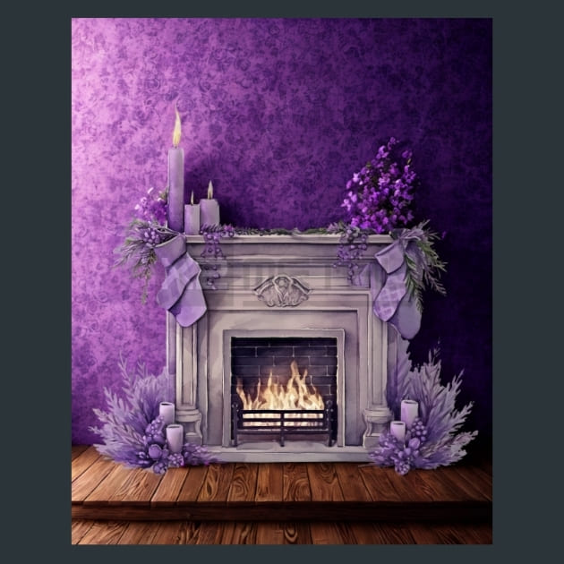 Lavender Christmas Metal Prints, Posters &amp; Mousepads – Metal Print &amp; Mouse Pad | ChromaLuxe | Made in Iowa USA