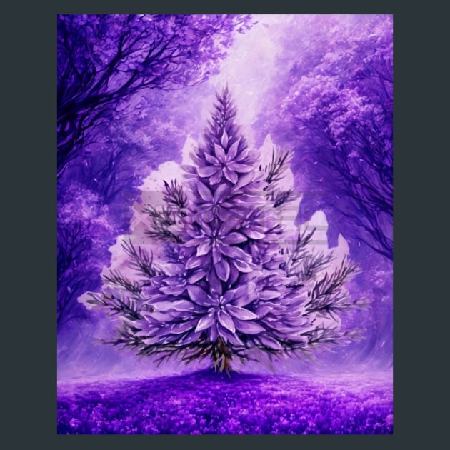 Lavender Christmas Metal Prints, Posters &amp; Mousepads – Metal Print &amp; Mouse Pad | ChromaLuxe | Made in Iowa USA
