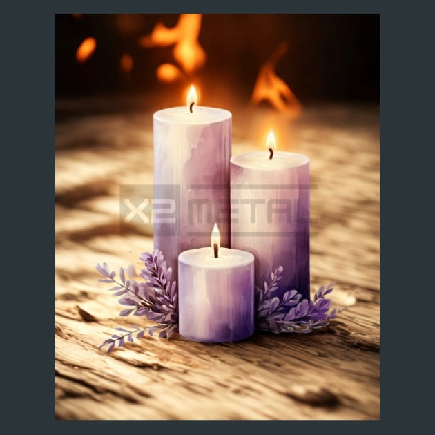 Lavender Christmas Metal Prints, Posters &amp; Mousepads – Metal Print &amp; Mouse Pad | ChromaLuxe | Made in Iowa USA