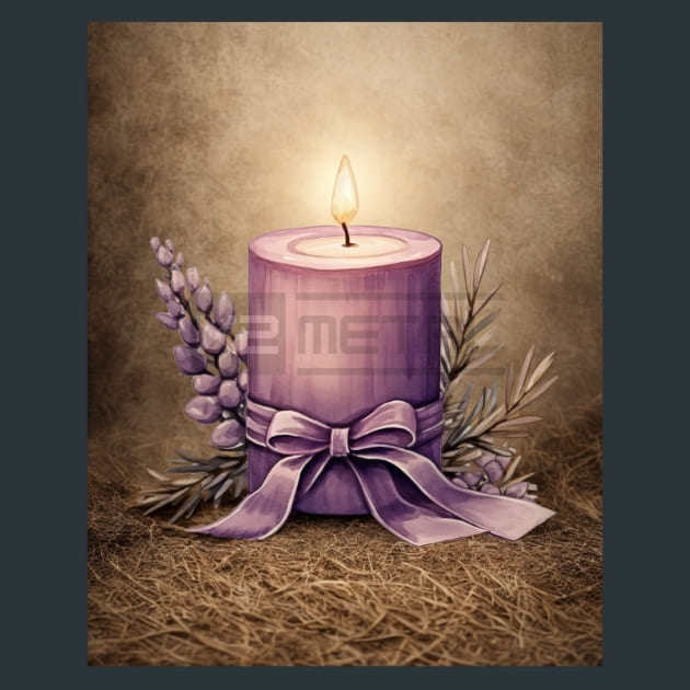 Lavender Christmas Metal Prints, Posters &amp; Mousepads – Metal Print &amp; Mouse Pad | ChromaLuxe | Made in Iowa USA