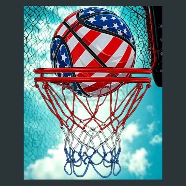 Liberty-Basket-ball-13-Metal-Prints