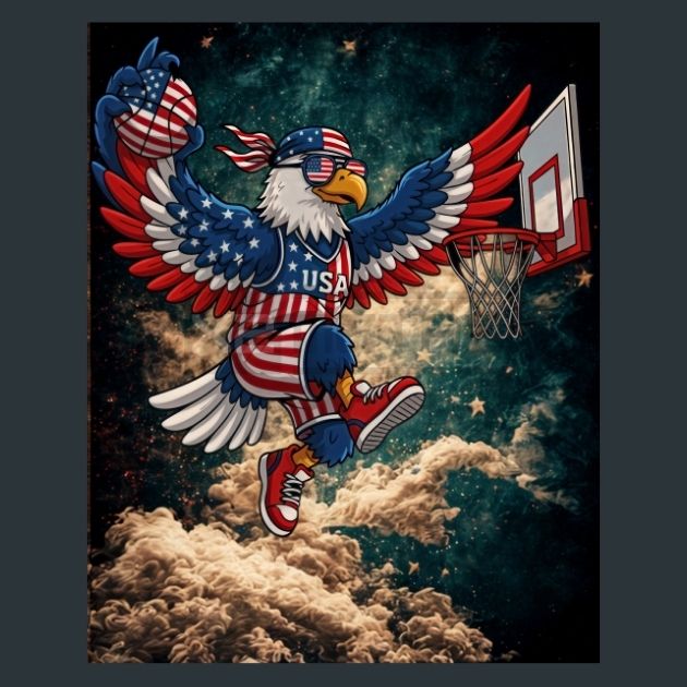 Liberty-Basket-ball-14-Metal-Prints