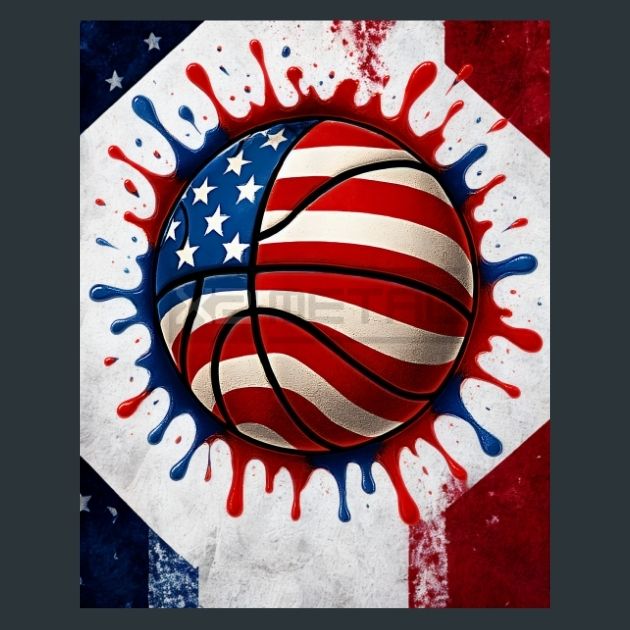 Liberty-Basket-ball-3-Metal-Prints
