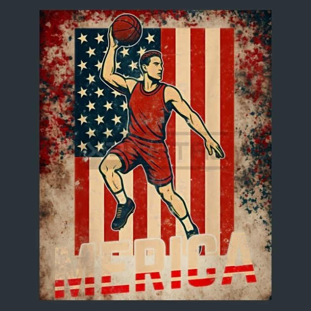 Liberty-Basket-ball-4-Metal-Prints