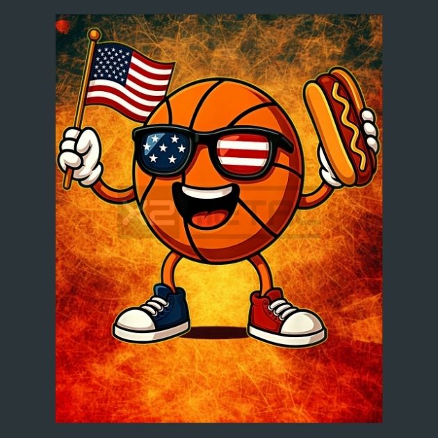 Liberty-Basket-ball-5-Metal-Prints