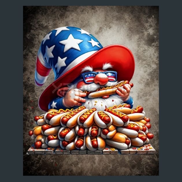 Liberty Gnomes 25 Metal Wall Art and Desktop Mouse Pad by X2Metal