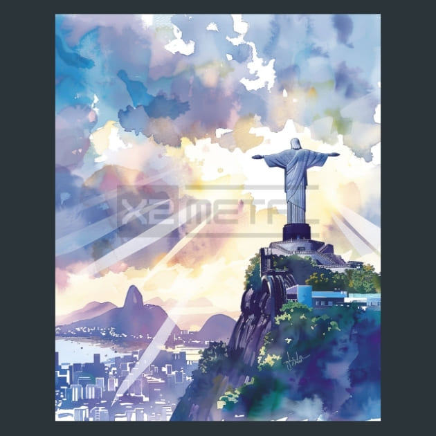 Liberty’s Foundation Stone Metal Wall Art and Desktop Mouse Pad by X2Metal