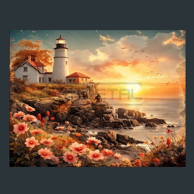 Light-house-Glow-3-Metal-Prints