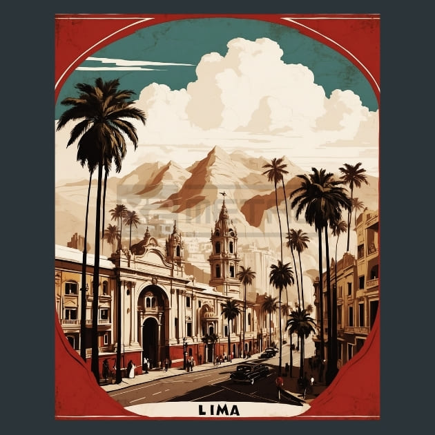 Lima 2 Peru Metal Prints Posters and Mouse Pads
