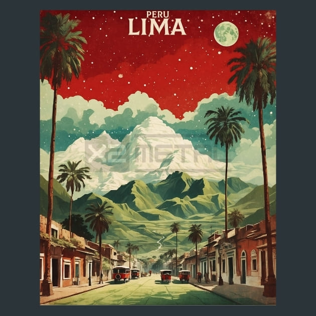 Lima Peru Metal Prints Posters and Mouse Pads