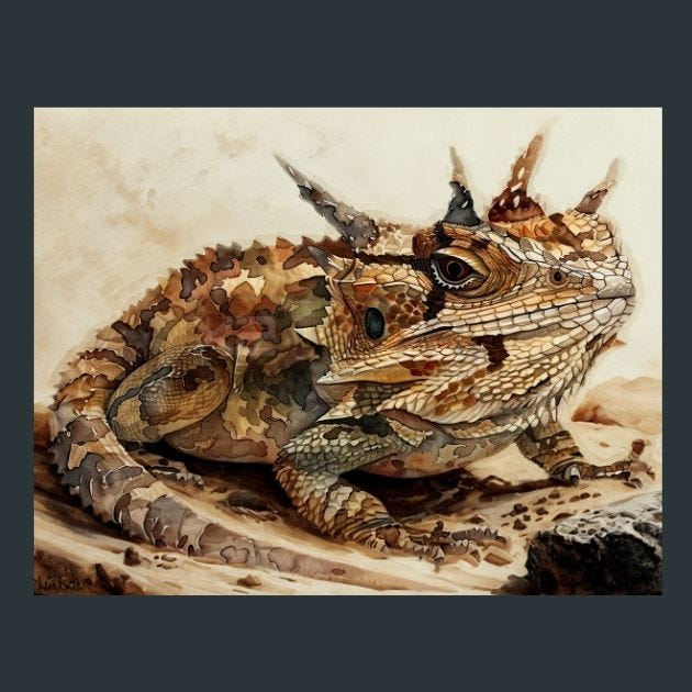 Lizards 12 Metal Wall Art and Desktop Mouse Pad by X2Metal