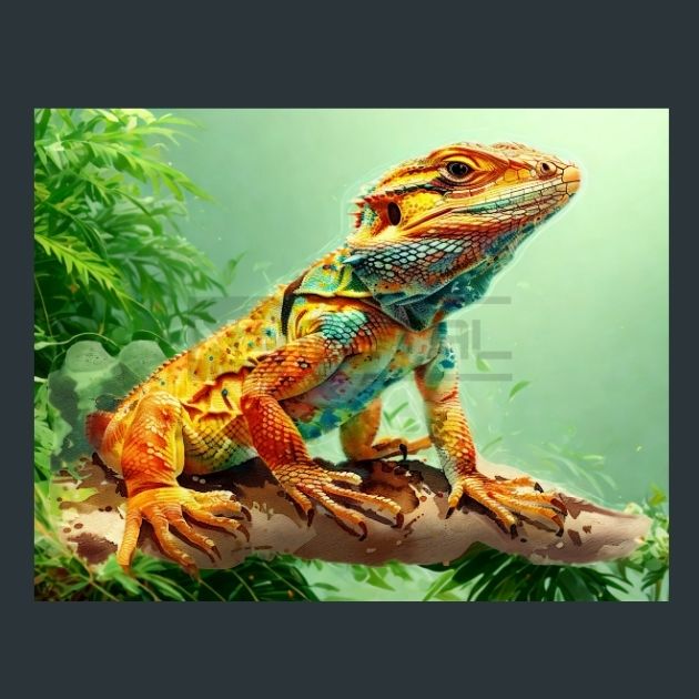 Lizards-4-metal-prints