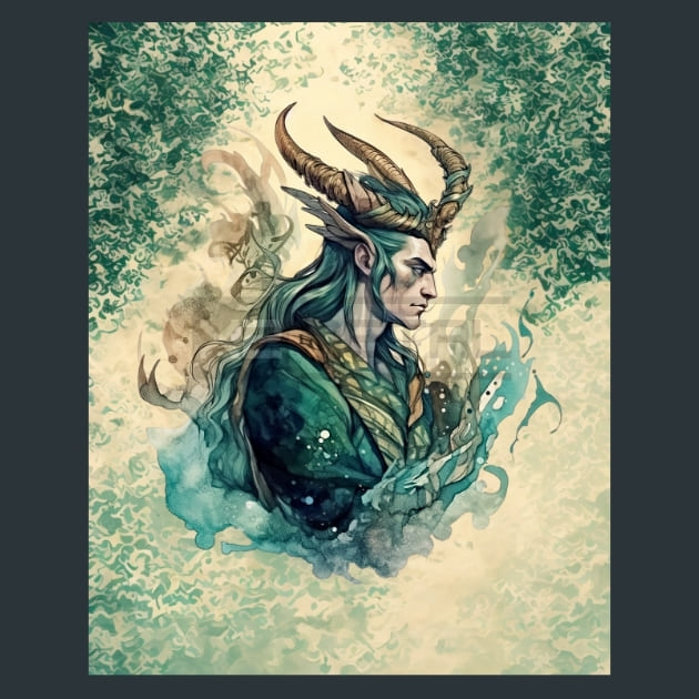 Loki Mythology Metal Wall Art and Desktop Mouse Pad by X2Metal