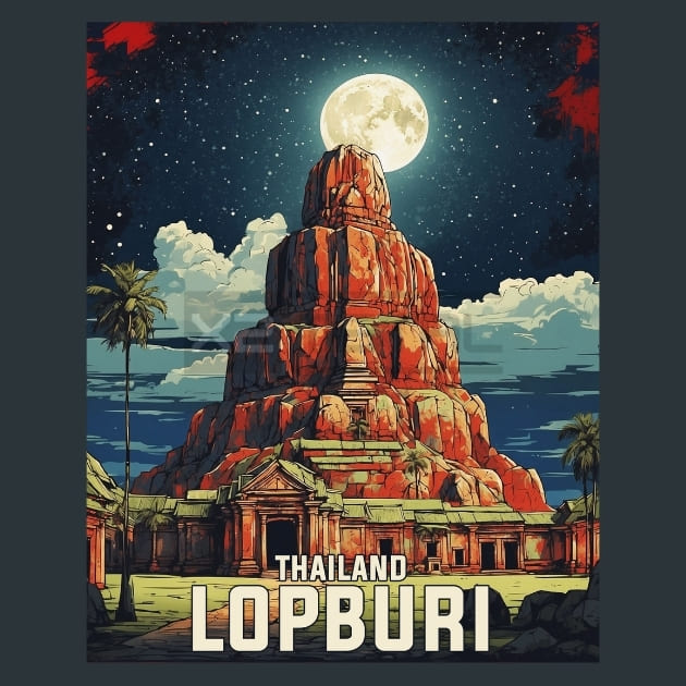 Lopburi Thailand Metal Prints Posters and Mouse Pads