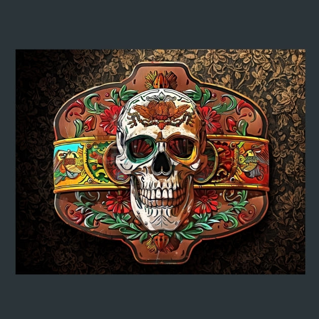 Luchadores Bodybuilding 3 Metal Wall Art and Desktop Mouse Pad by X2Metal