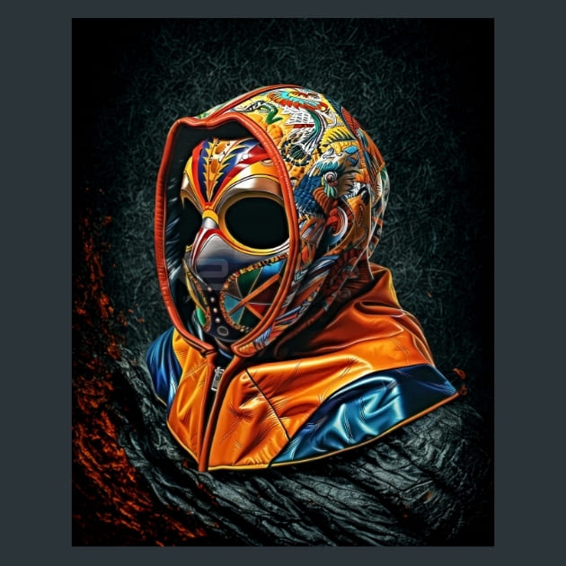 Luchadores Bodybuilding 5 Metal Wall Art and Desktop Mouse Pad by X2Metal